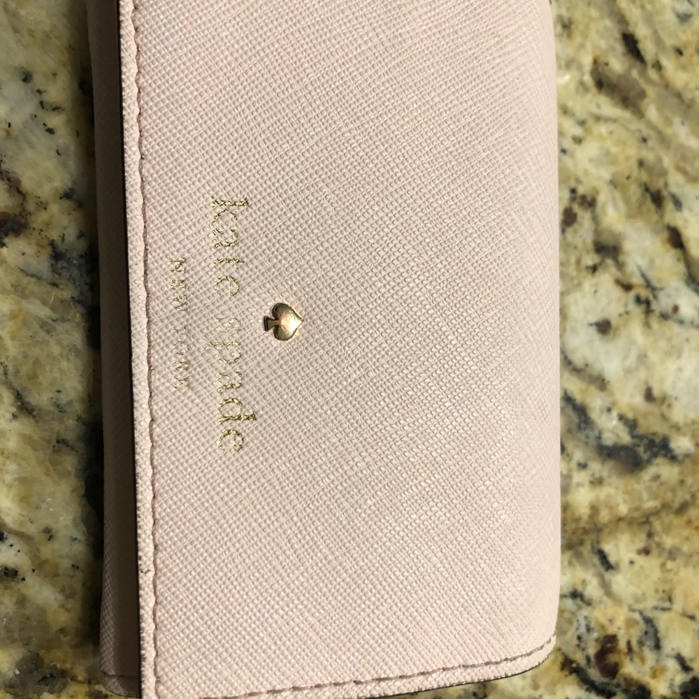 light pink Kate spade wallet